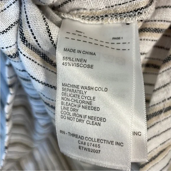 NWT. Ellen Tracy Sleeveless Linen Blend Zipper Utility Top. Small. - Picture 8 of 12